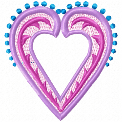 Hearts Embroidery Design 2